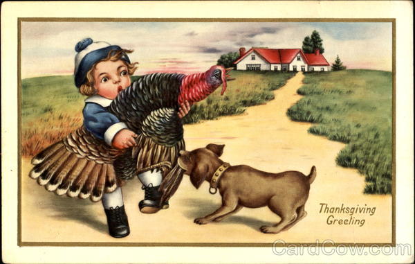Thanksgiving Greeting Children