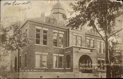 Levy County Court House Postcard