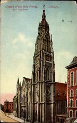 Church Of The Holy Family, West 12th Street Chicago, IL Postcard Postcard