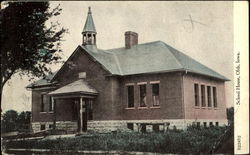 School House Postcard
