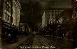 16Th Street By Night Postcard