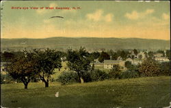 Bird's-Eye View Of West Swanzey Postcard