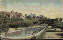 McKinley Hall And Cottages 1 And 2, Massillon State Hospital Postcard