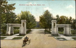 McClelland Gate, City Park Postcard