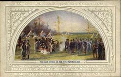 The Last Council Of The Pottawatomies 1833 Postcard