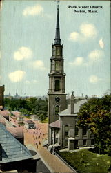 Park Street Church Boston, MA Postcard Postcard