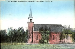 St. Michaels Catholic Church "Belmont" Postcard