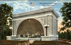 Band Stand Public Park Postcard