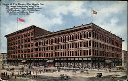 Home Of The Denver Dry Goods Co, 15th to 16th on California Street Postcard