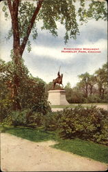 Kosciuszko Monument, Humboldt Park Postcard