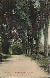 Patrick Lane, Marshfield Hills Massachusetts Postcard Postcard