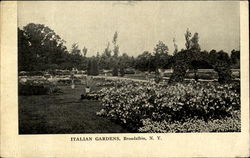 Italian Gardens Postcard