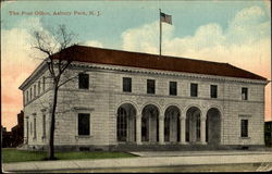 The Post Office Asbury Park, NJ Postcard Postcard