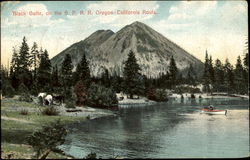 Black Butte On The S. P. R. R. Oregon-California Route Postcard
