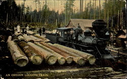 An Oregon Logging Train An Oregon Logging Train