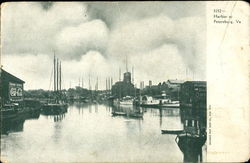 Harbor At Petersburg Postcard