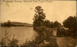 Picturesque Scenery Williamett River Postcard