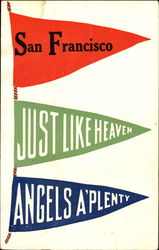 San Francisco Just Like Heaven Angels A'Plenty Postcard