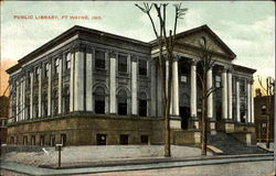 Public Library Fort Wayne, IN Postcard Postcard