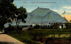 Lincoln Park Conservatory Postcard