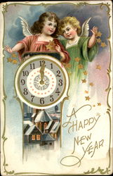 A Happy New Year Postcard