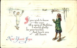 New Year's Joys Postcard
