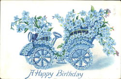 A Happy Birthday Postcard Postcard