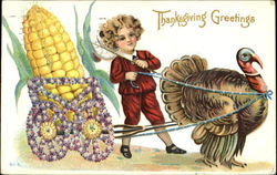 Thanksgiving Greetings Postcard