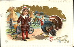 Thanksgiving Greeting Postcard