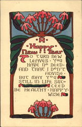 A Happy New Year Postcard