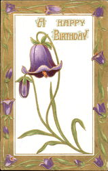 A Happy Birthday Postcard Postcard