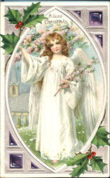 A Glad Christmas Postcard