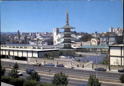 Peace Pagoda And The Japanese Cultural And Trade Center San Francisco California