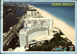 The Fontainebleau Hilton Hotel Postcard