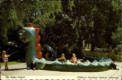 The Happy Dragon-Children's Fairyland Postcard