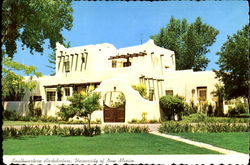President's Residence, University of New Mexico Postcard