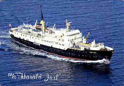 M/S Harald Jarl NFDS Trondheim Postcard