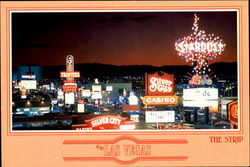 Strip At Dusk Las Vegas, NV Postcard Postcard