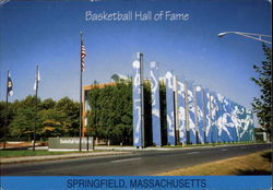 Basketball Hall Of Fame Springfield, MA Postcard Postcard