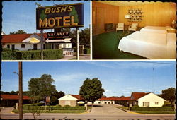 Bush Motel, 1110 N. McEwan Street Clare, MI Postcard Postcard