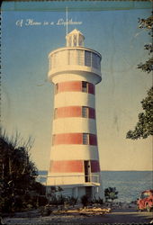 A Home In A Lighthouse Postcard