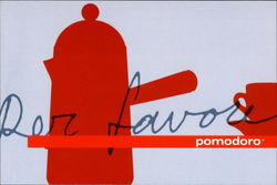 Pasta Pomodoro Modern (1970's to Present) Postcard Postcard