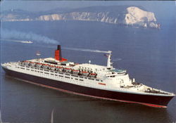 Cunard Line QE2 Postcard