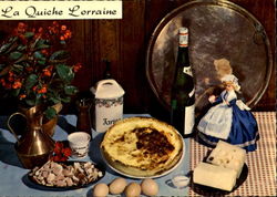 La Quiche Lorraine France Postcard Postcard