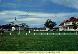 Tideview Motel Postcard