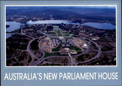 Australia's New parliament House Postcard