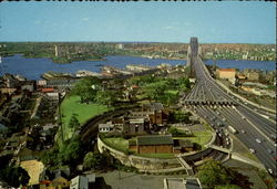 Southern approach To Sydney Harbour Bridge Postcard