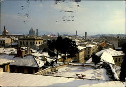 Hotel Kraft Sky top Roof Garden In the snow Postcard