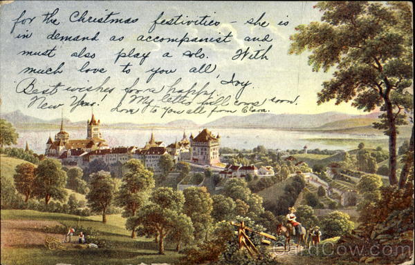 View of Lausanne by Gabriel Lory (the younger) Switzerland
