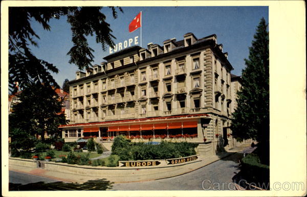 Grand Hotel Europe Lucerne Switzerland